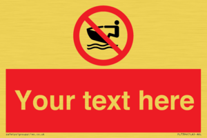 Custom No personal water craft